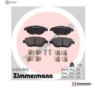 ZIMMERMANN 24549.190.2 Brake pad set