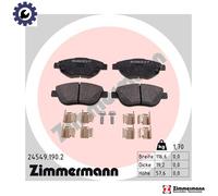 ZIMMERMANN 24549.190.2 Brake pad set