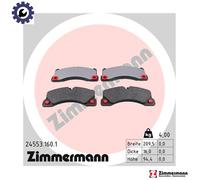 BRAKE PAD SET DISC BRAKE 24553.160.1 FOR PORSCHE M 05.9E/MCN.RB 3.0L 6cyl