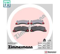 ZIMMERMANN 24553.160.1 Brake pad set