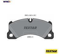 BRAKE PAD SET DISC BRAKE 2455301 FOR VW BHL/BHK 3.6L 6cyl TOUAREG