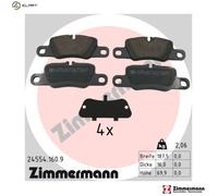 BRAKE PAD SET DISC BRAKE 24554.160.9 FOR PORSCHE PANAMERA/Sport/Turismo 3.0L