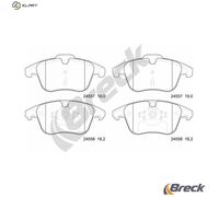 Brake Pad Set, disc brake BRECK 24557 00 701 00 For CITROËN, PEUGEOT, DS, OPEL
