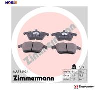 ZIMMERMANN 24557.190.1 Brake pad set