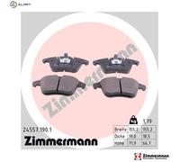 ZIMMERMANN 24557.190.1 Brake pad set