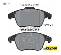 BRAKE PAD SET DISC BRAKE 2455701 FOR DS VAUXHALL CORSA/Mk OPEL CITROEN