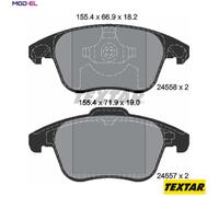 BRAKE PAD SET DISC BRAKE 2455801 FOR CITROEN RHD /AHV /AHS 2.0L 4cyl DS4