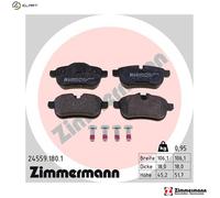 Brake pads 24559.180.1 ZIMMERMANN for BMW Z4 Roadster