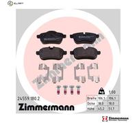 ZIMMERMANN 24559.180.2 Brake pad set