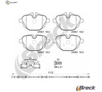 BRAKE PAD SET DISC BRAKE 24561 00 552 20 FOR BMW X3/SAV/G01/F97/F25 X4/SUV/G02