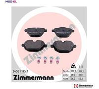 BRAKE PAD SET DISC BRAKE 24561.175.1 FOR BMW N52B25BF/B/AF/A 2.5L 6cyl 5 F10