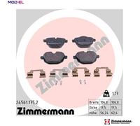 ZIMMERMANN 24561.175.2 Brake pad set