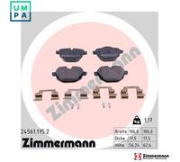 ZIMMERMANN 24561.175.2 Brake pad set