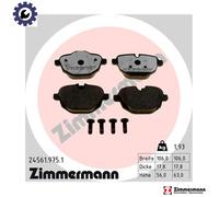 BRAKE PAD SET DISC BRAKE 24561.975.1 FOR BMW N52B25BF/B/AF/A 2.5L 6cyl 5 F10