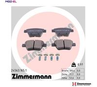 BRAKE PAD SET DISC BRAKE 24563.165.1 FOR SKODA VW GOLF/VI BORA/IV JETTA EOS 2.0L