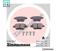 ZIMMERMANN 24563.165.1 Brake pad set