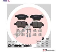 BRAKE PAD SET DISC BRAKE 24563.165.2 FOR SKODA VW GOLF/VI BORA/IV JETTA EOS 2.0L