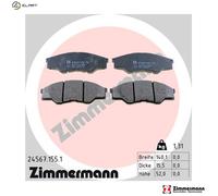 ZIMMERMANN 24567.155.1 Brake pad set