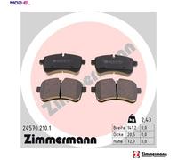 BRAKE PAD SET DISC BRAKE 24570.210.1 FOR IVECO DAILY/Van/Platform/Chassis 3.0L