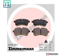 BRAKE PAD SET DISC BRAKE 24570.210.1 FOR IVECO DAILY/Van/Platform/Chassis 3.0L