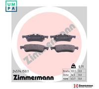 ZIMMERMANN 24574.150.1 Brake pad set