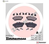 ZIMMERMANN 24578.165.2 Brake pad set
