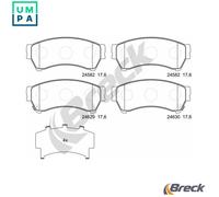 BRAKE PAD SET DISC BRAKE 24582 00 701 10 FOR MAZDA 6/combi-coupe/Sport/Kombi 6