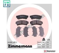 ZIMMERMANN 24582.185.1 Brake pad set