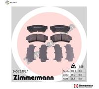 ZIMMERMANN 24582.185.1 Brake pad set
