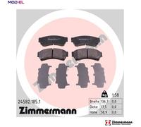 ZIMMERMANN 24582.185.1 Brake pad set