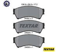 BRAKE PAD SET DISC BRAKE 2458202 FOR BESTURN MAZDA 6/combi-coupe/Sport/Kombi B90