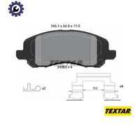Brake pads 2458301 TEXTAR for DODGE CHRYSLER JEEP MITSUBISHI