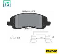 TEXTAR 2458301 Brake pad set