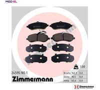 BRAKE PAD SET DISC BRAKE 24595.185.1 FOR PEUGEOT EXPERT/Platform/Chassis/Van