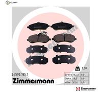 BRAKE PAD SET DISC BRAKE 24595.185.1 FOR PEUGEOT EXPERT/Platform/Chassis/Van
