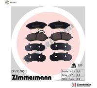 BRAKE PAD SET DISC BRAKE 24595.185.1 FOR PEUGEOT EXPERT/Platform/Chassis/Van