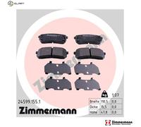 ZIMMERMANN 24599.155.1 Brake pad set
