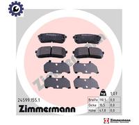 ZIMMERMANN 24599.155.1 Brake pad set
