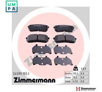 ZIMMERMANN 24599.155.1 Brake pad set