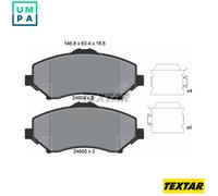 Textar Brake Pads 2460401 for Dodge, Jeep, Fiat, VW, Chrysler