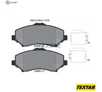 Kit Brake Pads, Disc Brake Front Rear (Marca-Textar