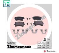 ZIMMERMANN 24606.175.2 Brake pad set