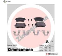 ZIMMERMANN 24606.175.2 Brake pad set