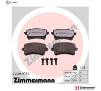 ZIMMERMANN 24606.975.1 Brake pad set