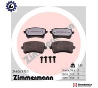 BRAKE PAD SET DISC BRAKE 24606.975.1 FOR AUDI A4/S4 Q5/SUV A5/S5 CAHA 2.0L 4cyl