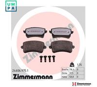 BRAKE PAD SET DISC BRAKE 24606.975.1 FOR AUDI A4/S4 Q5/SUV A5/S5 CAHA 2.0L 4cyl