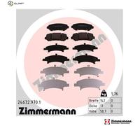 ZIMMERMANN 24632.970.1 Brake pad set