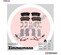 ZIMMERMANN 24643.170.2 Brake pad set