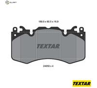 Genuine OE Textar Brake Pads Full Set Of 4 Front 2465901