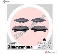 ZIMMERMANN 24668.190.1 Brake pad set
